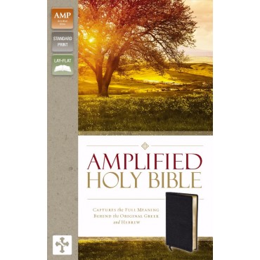 Amplified Bible B/L Black - Zondervan